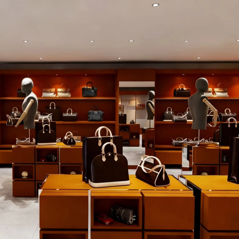 Luxury Bags Leather - Maßgefertigte Hochwertige Handtaschen-Ladeneinrichtung, Innendesign-Möbel für Taschenläden,