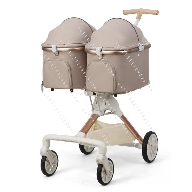 Luxury Bags Cute - Niedlicher Faltbarer Kinderwagen für 2 Katzen