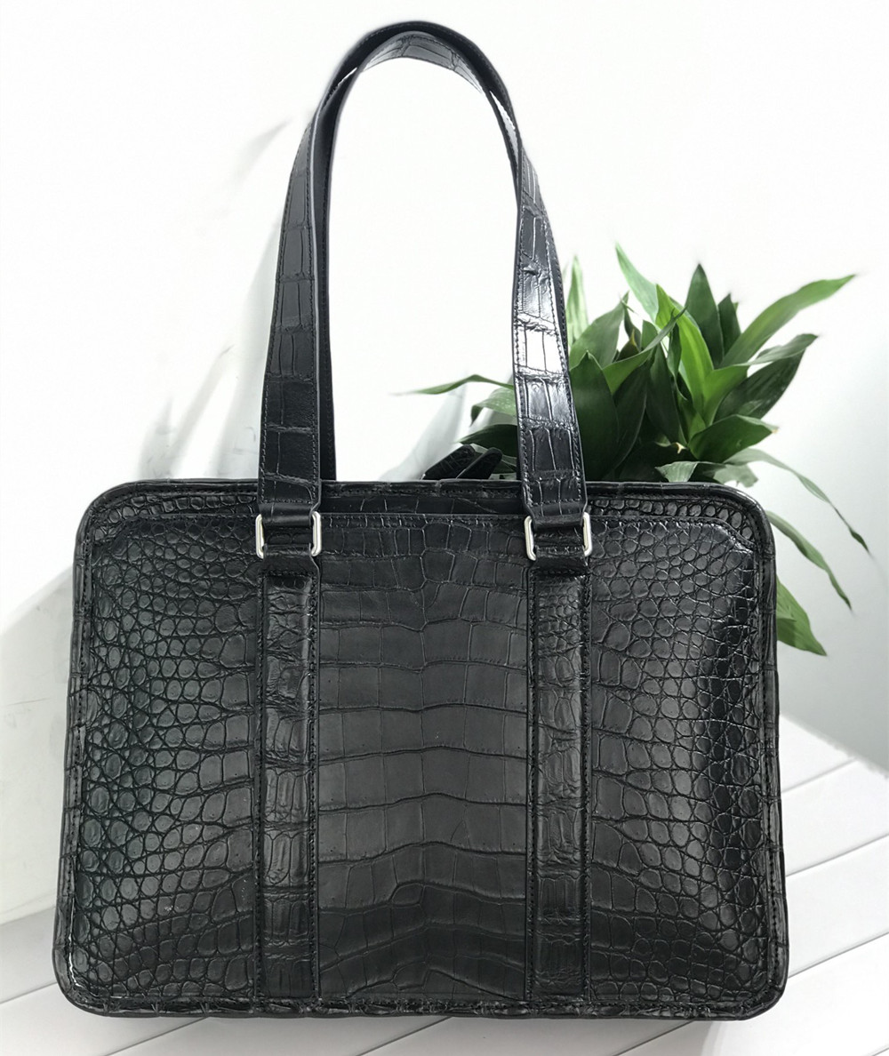 Neue Krokodilleder-Laptoptasch – Luxury Bags Tote Bewertung und Preis