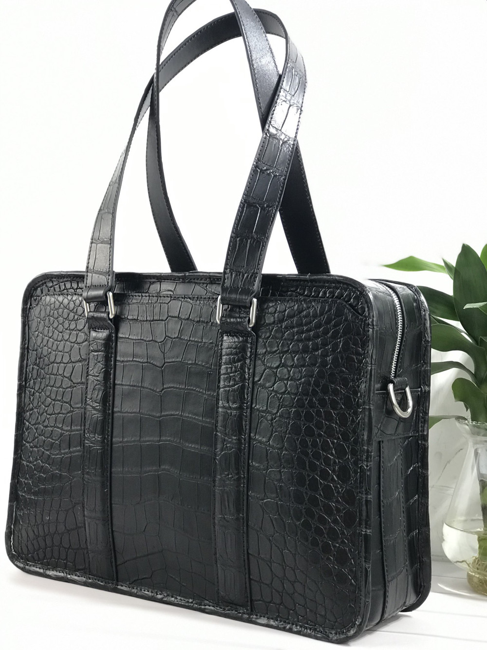 Neue Krokodilleder-Laptoptasch – Luxury Bags Tote Bewertung und Preis